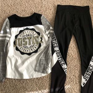 Justice girls outfit 14/16